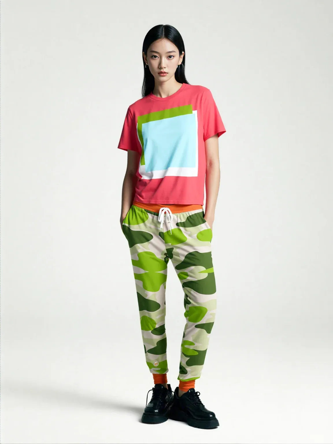 Green Hills Camo Eco-Poly Unisex Joggers