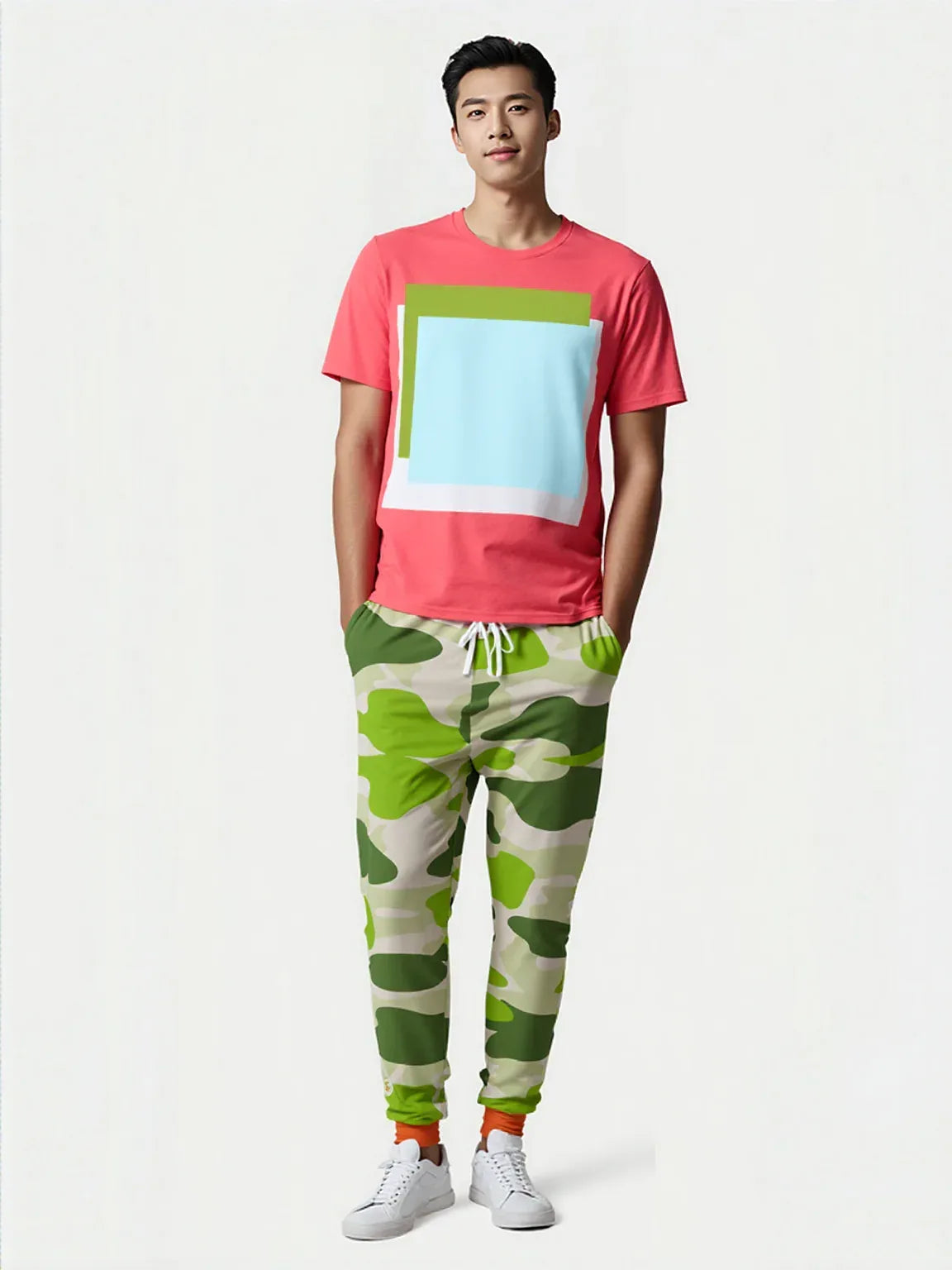 Green Hills Camo Eco-Poly Unisex Joggers