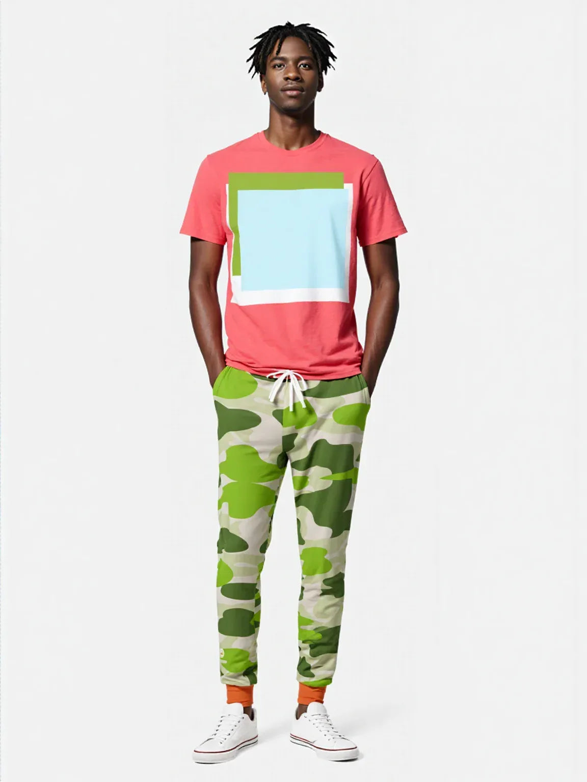 Green Hills Camo Eco-Poly Unisex Joggers