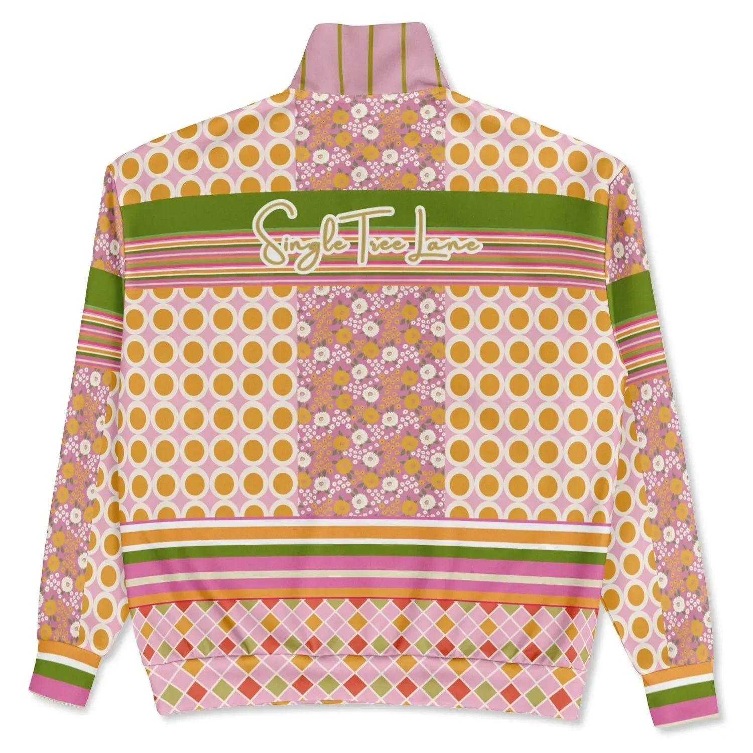 Orange You Glad 70s Retro Heavyweight Oversized Quarter Zip Sweatshirt