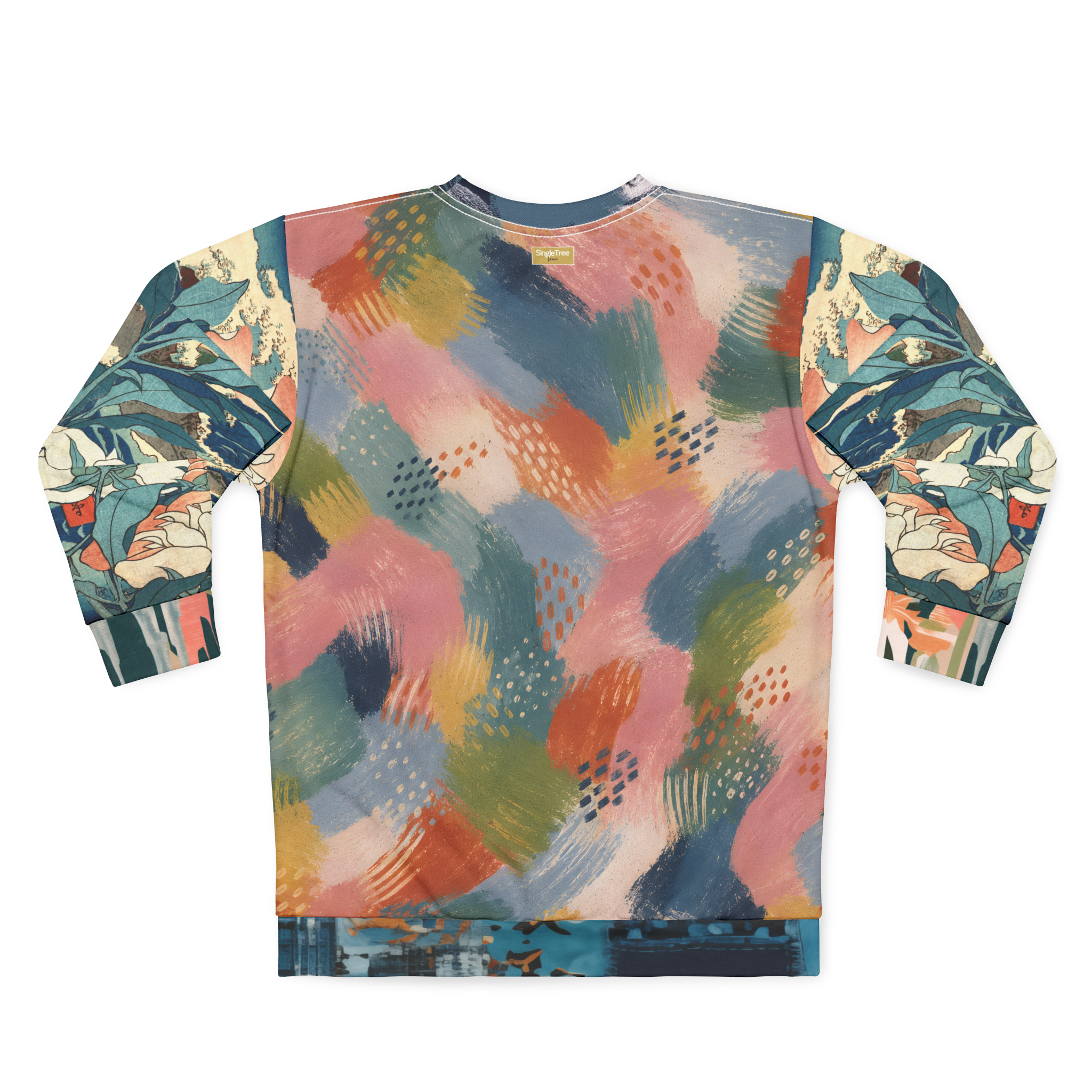 Painted Daybreak Abstract Stripe Unisex Sweatshirt (Gold Label)