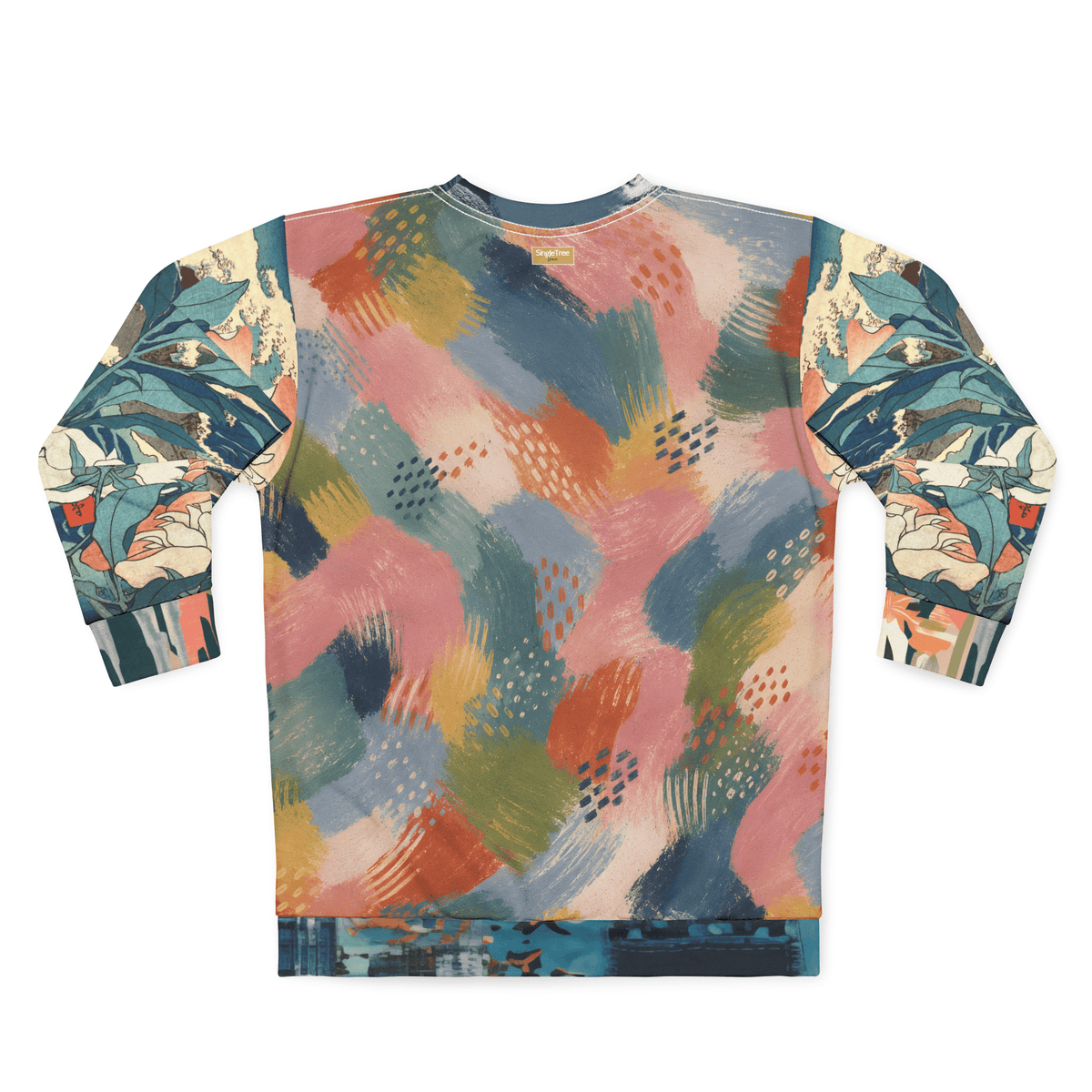 Painted Daybreak Abstract Stripe Unisex Sweatshirt (Gold Label)