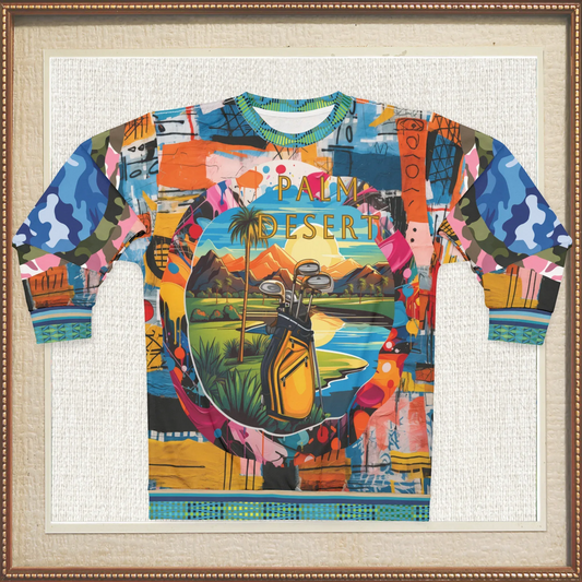 Palm Desert Golf Anthony Anderson Graffiti Art Unisex Sweatshirt (Gold Label)