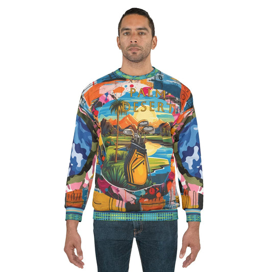Palm Desert Golf Anthony Anderson Graffiti Art Unisex Sweatshirt (Gold Label)