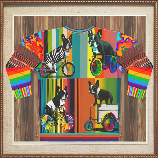 Pedal Pusher Frenchie Unisex Sweatshirt (Gold Label)