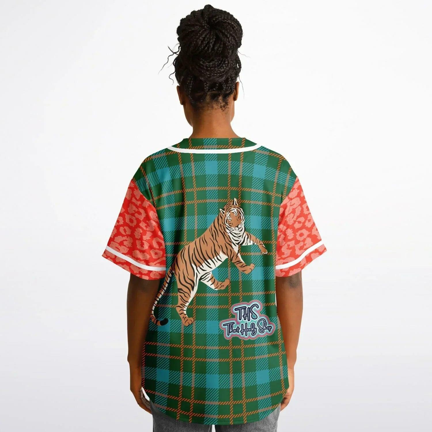 Pink Zen Blossom Chrysanthemum Short Sleeve Eco-Poly Reversible Baseball Jersey