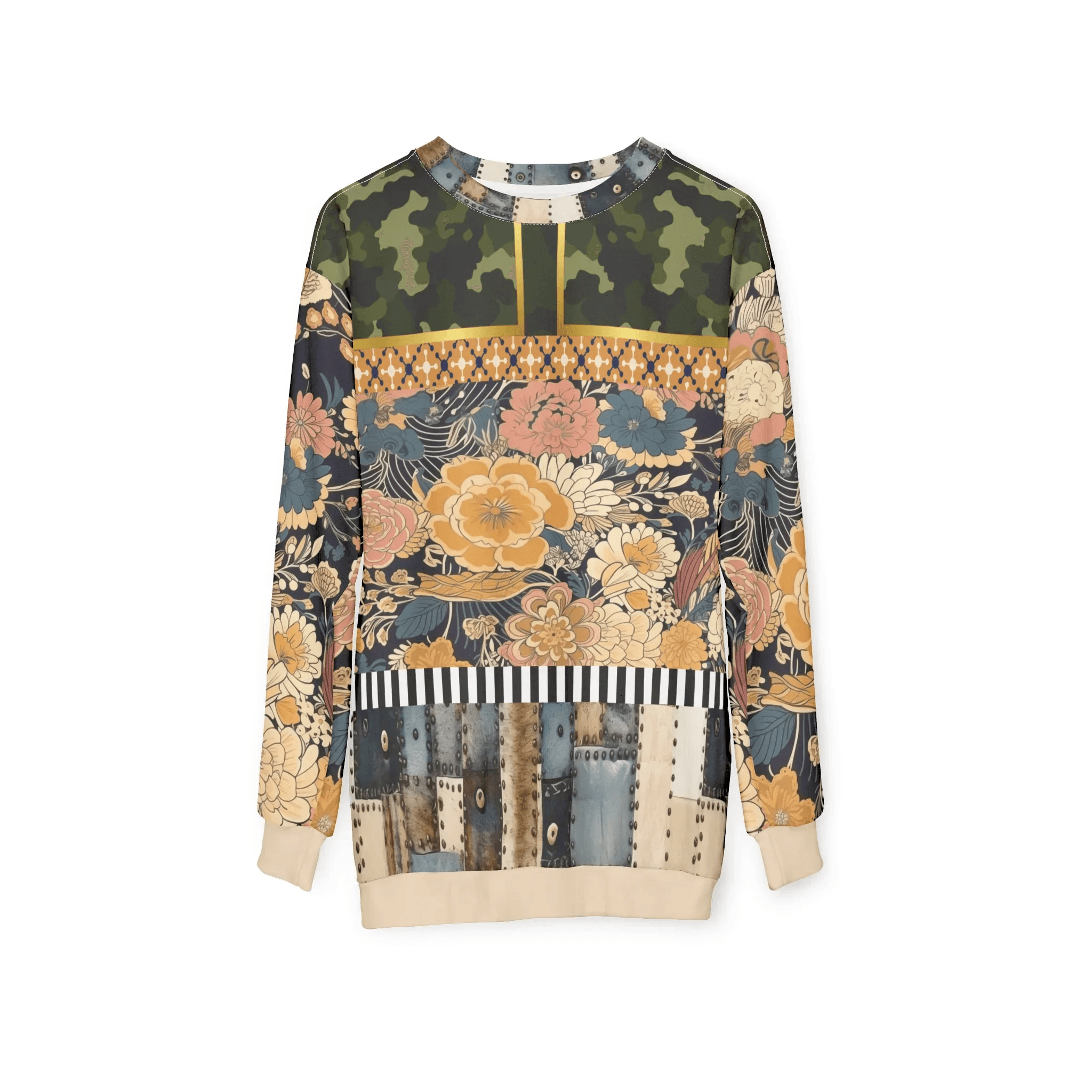 Playing Jax in Marigold Floral Unisex Sweatshirt (Gold Label)