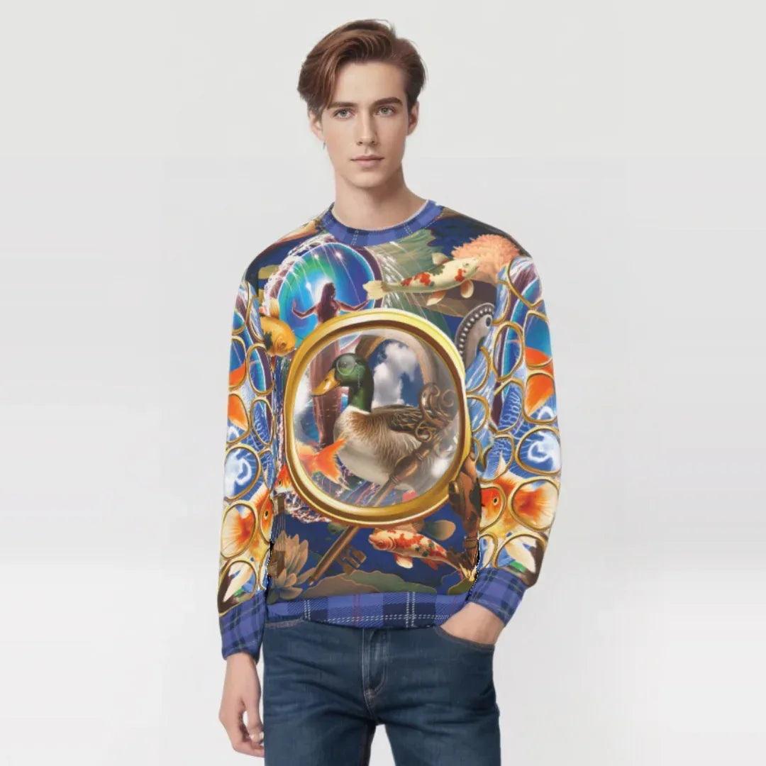 Portal to Other Worlds Art Nouveau Unisex Sweatshirt (Gold Label)