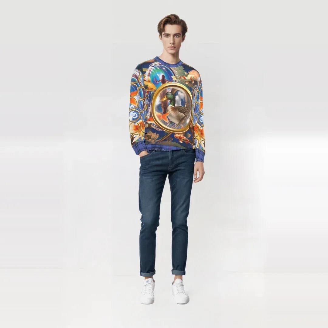 Portal to Other Worlds Art Nouveau Unisex Sweatshirt (Gold Label)