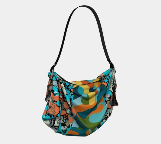 Coral Reef Camouflage Hobo Scarf Bag