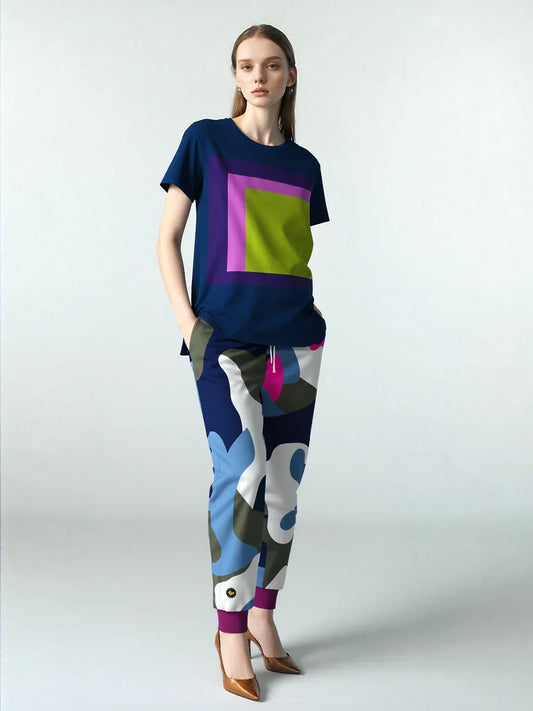 Mountain Blue Ice Eco-Poly Camo Unisex Joggers