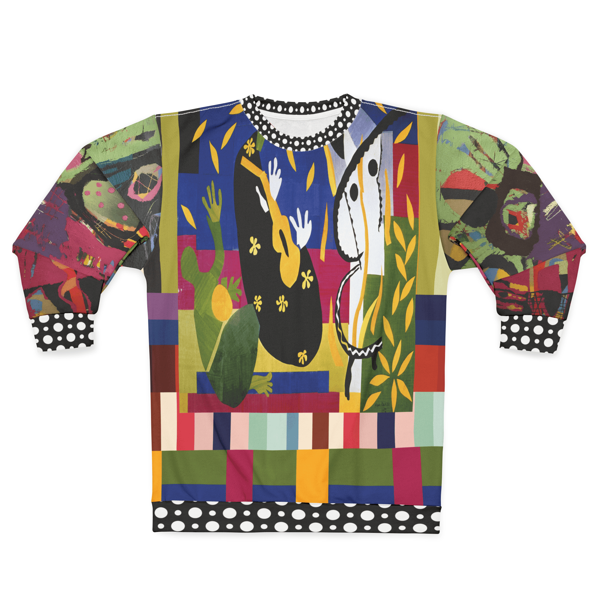 Reminiscent of a Life Colorblock Unisex Sweatshirt - Matisse (Gold Label)