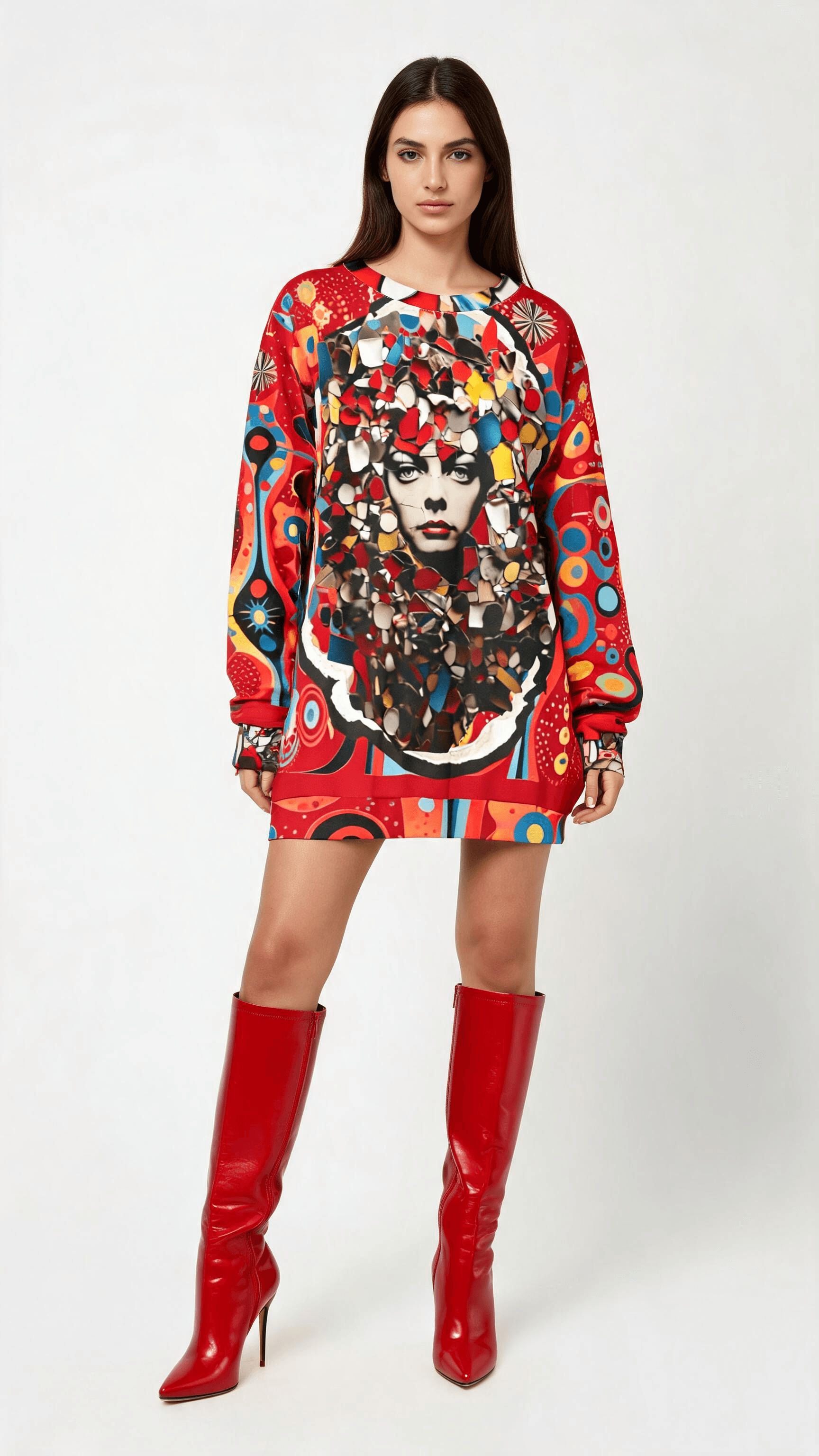 Playing in the Stratosphere Art Nouveau Unisex Sweatshirt (Gold Label)