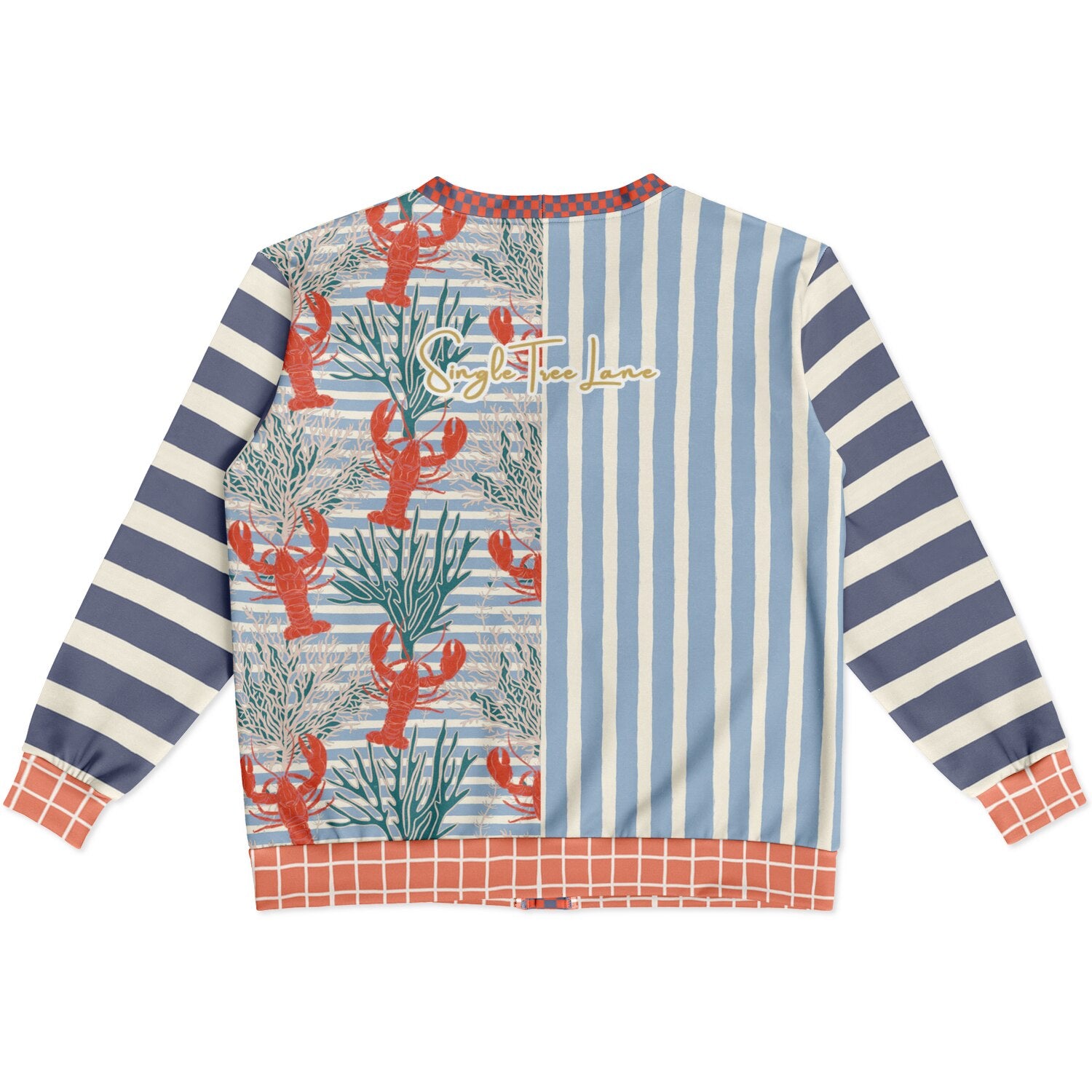 Rock Lobster Harbor Stripe Heavyweight Unisex Cardigan