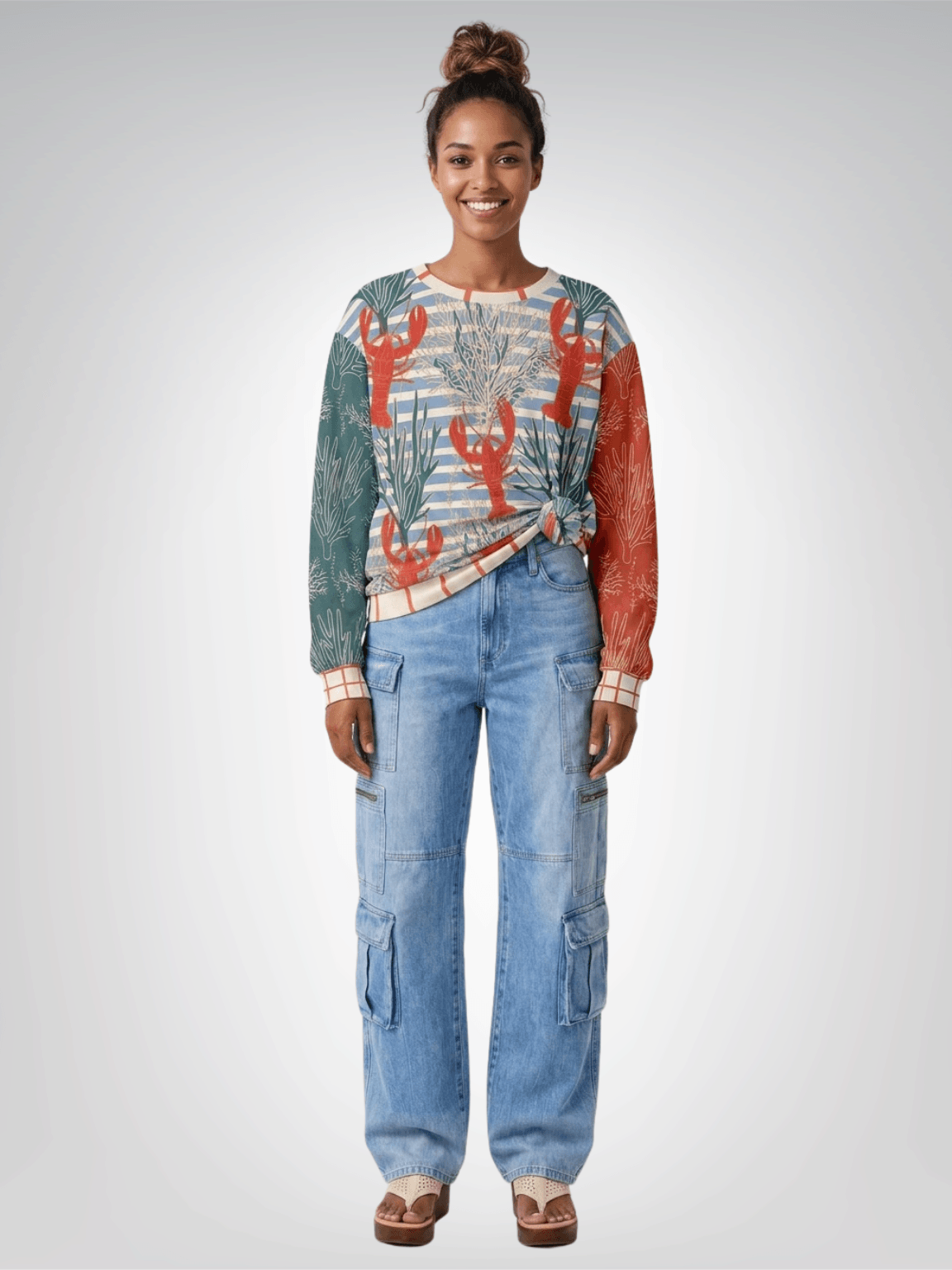 Rock Lobster Undersea Garden Unisex Sweatshirt (Gold Label)