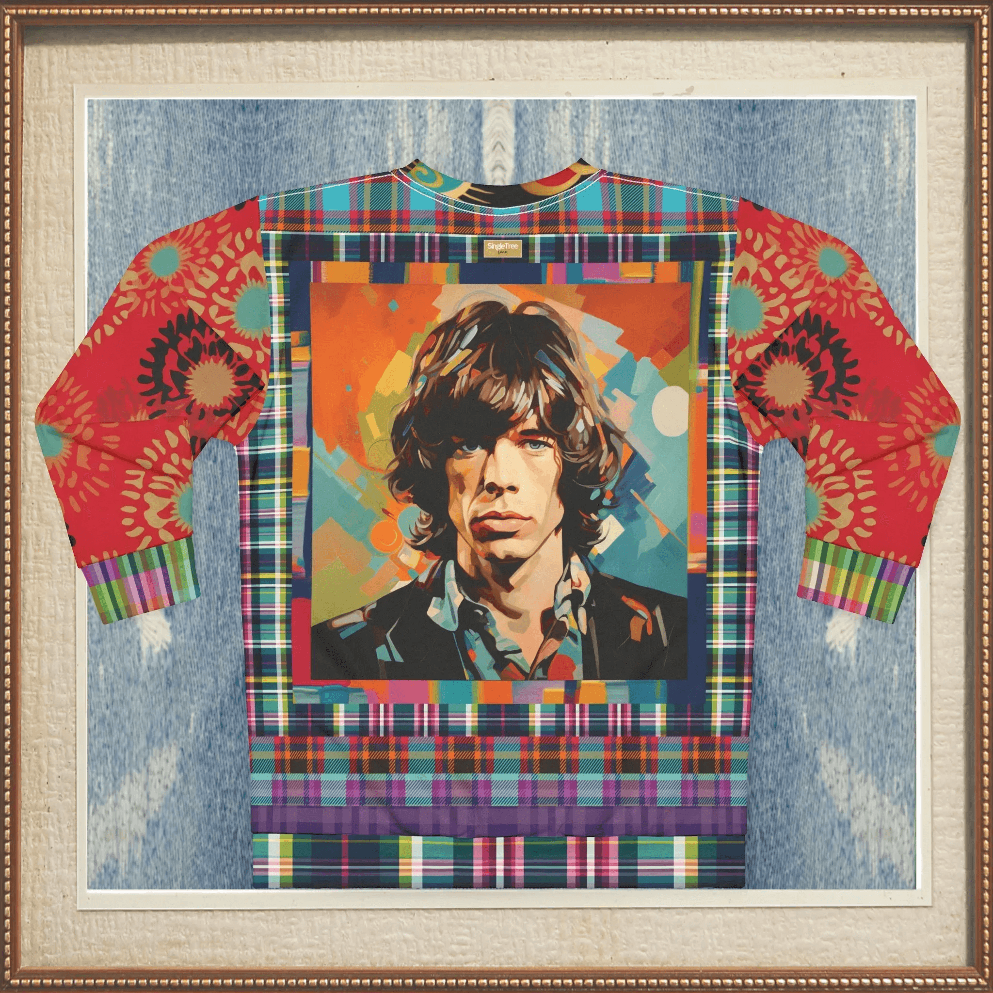 Rockstar of the Ages Pop Art Unisex Sweatshirt (Gold Label)