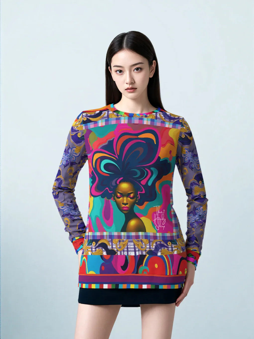 Roxbury Bouffant Girl Unisex Sweatshirt (Gold Label)