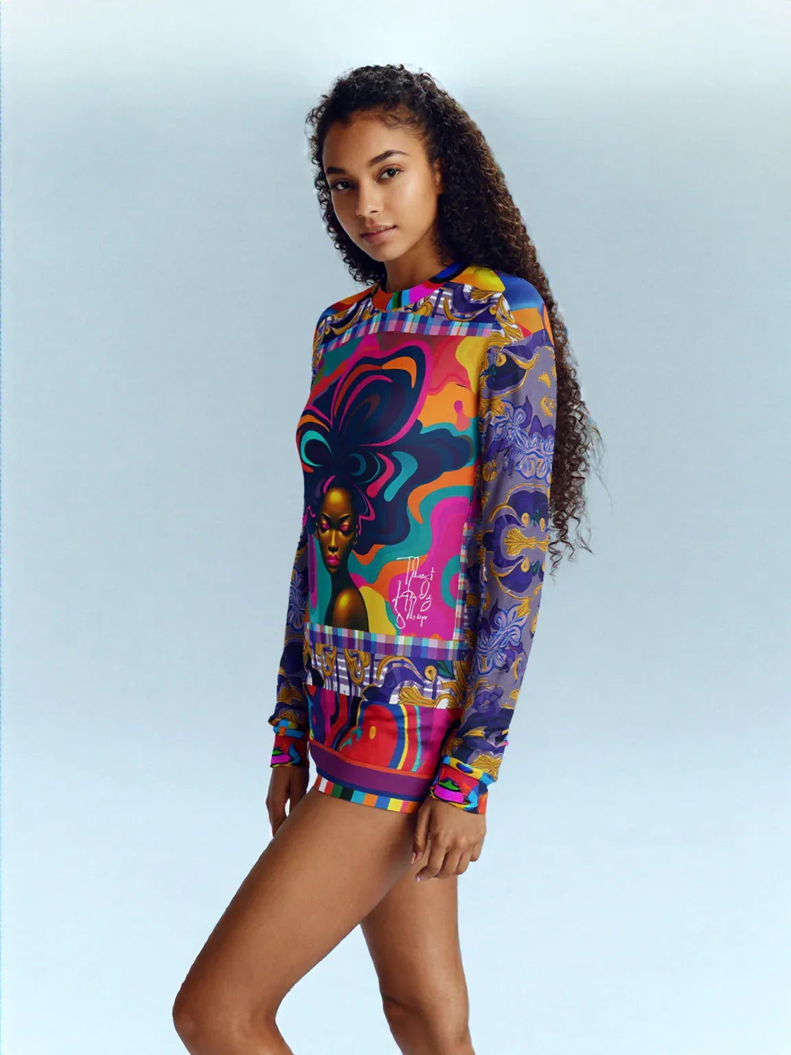 Roxbury Bouffant Girl Unisex Sweatshirt (Gold Label)