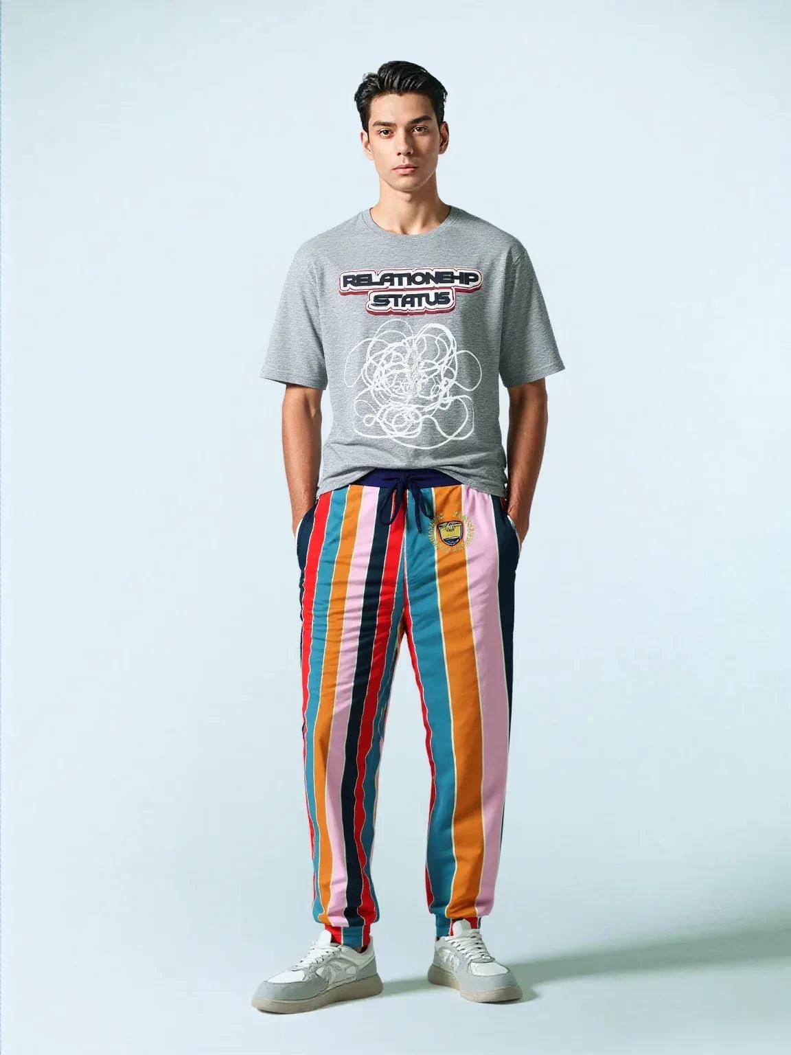 Ruby Morrison Rugby Stripe Eco-Poly Unisex Joggers