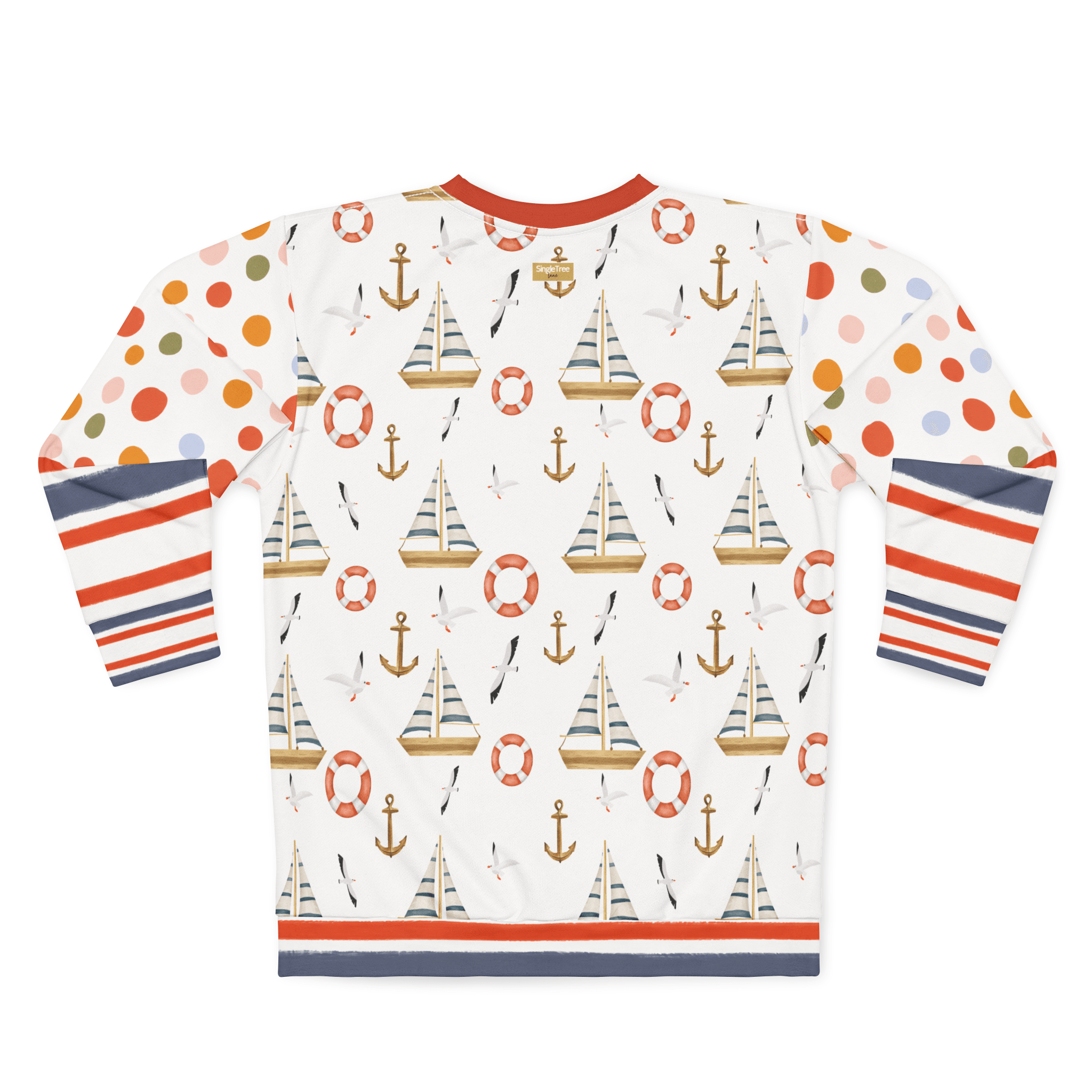 Sail Away Harbor Dots Unisex Sweatshirt (Gold Label)