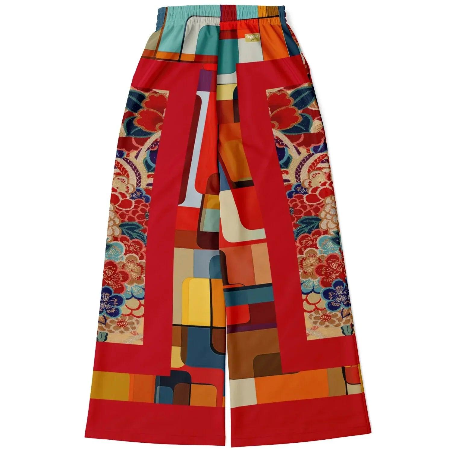 Madame Pirate of the Seven Seas Eco-Poly Wide Leg Pants