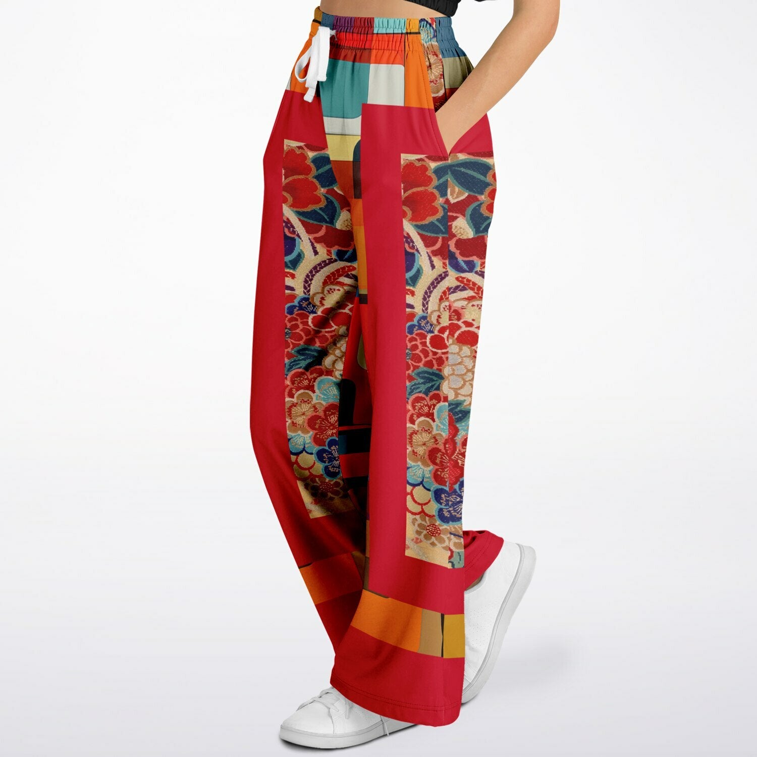 Madame Pirate of the Seven Seas Eco-Poly Wide Leg Pants