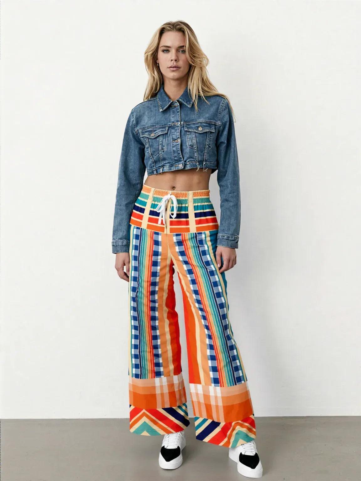 Salsa Time Picnic Eco-Poly Wide Leg Pants