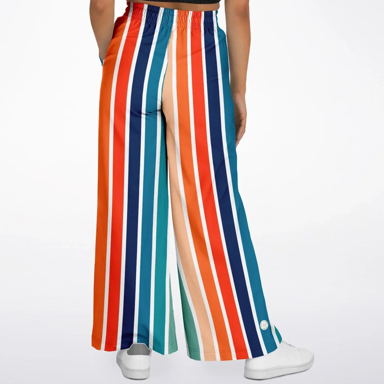 Salsa Time Striped Eco-Poly Wide Leg Pants
