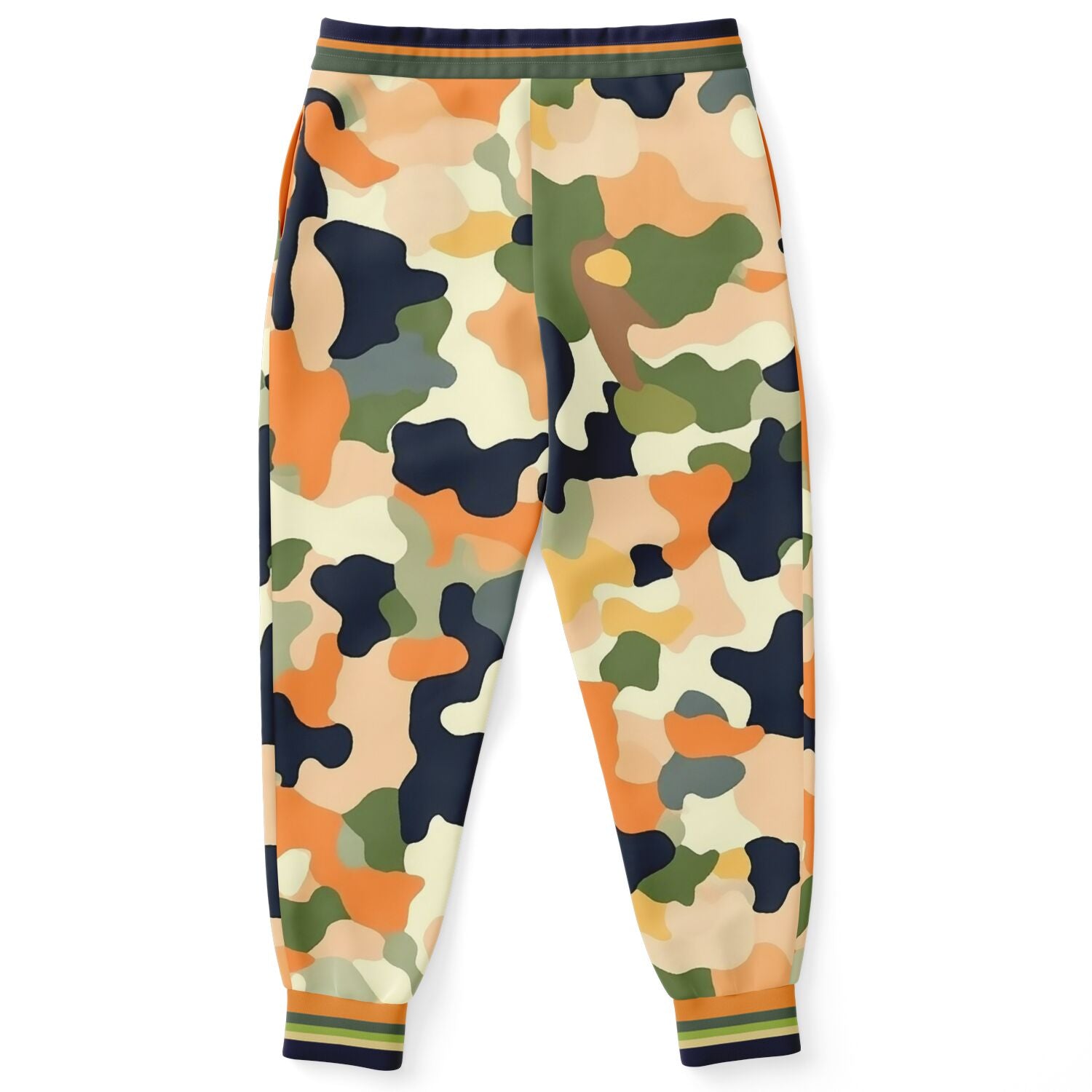 Sedona Vortex Orange Camo Eco-Poly Unisex Joggers