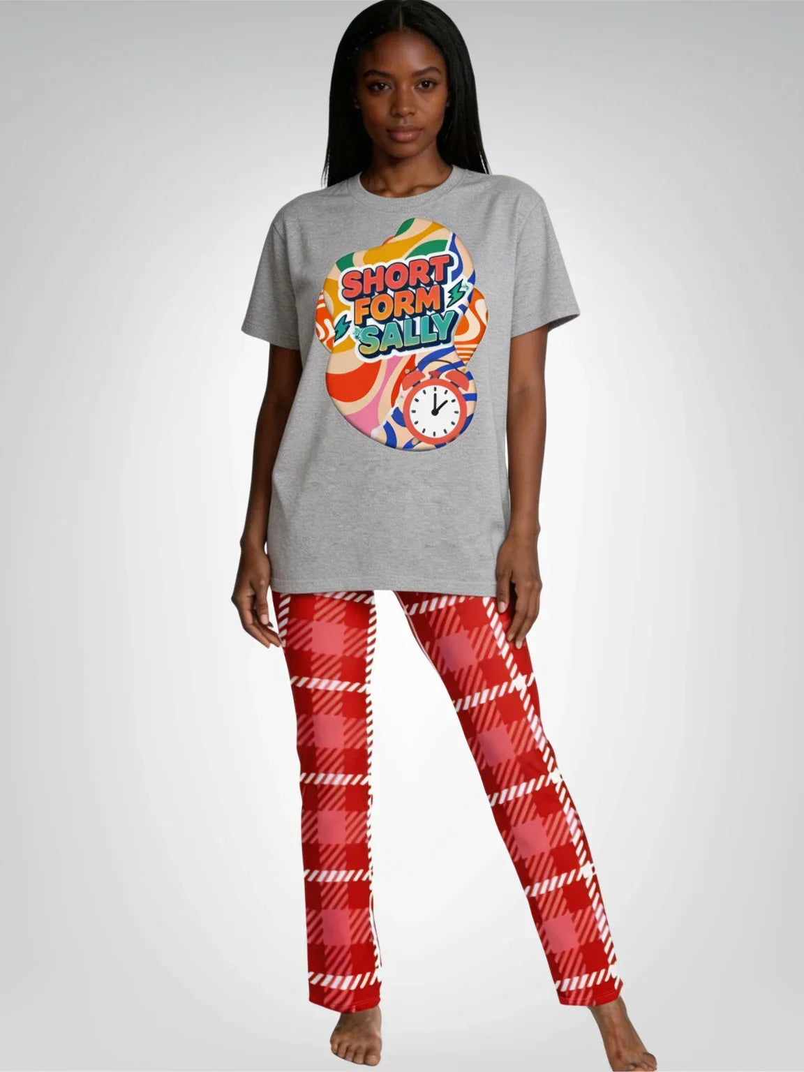 Short Form Sally - Social Commentary Heavyweight Unisex Tee