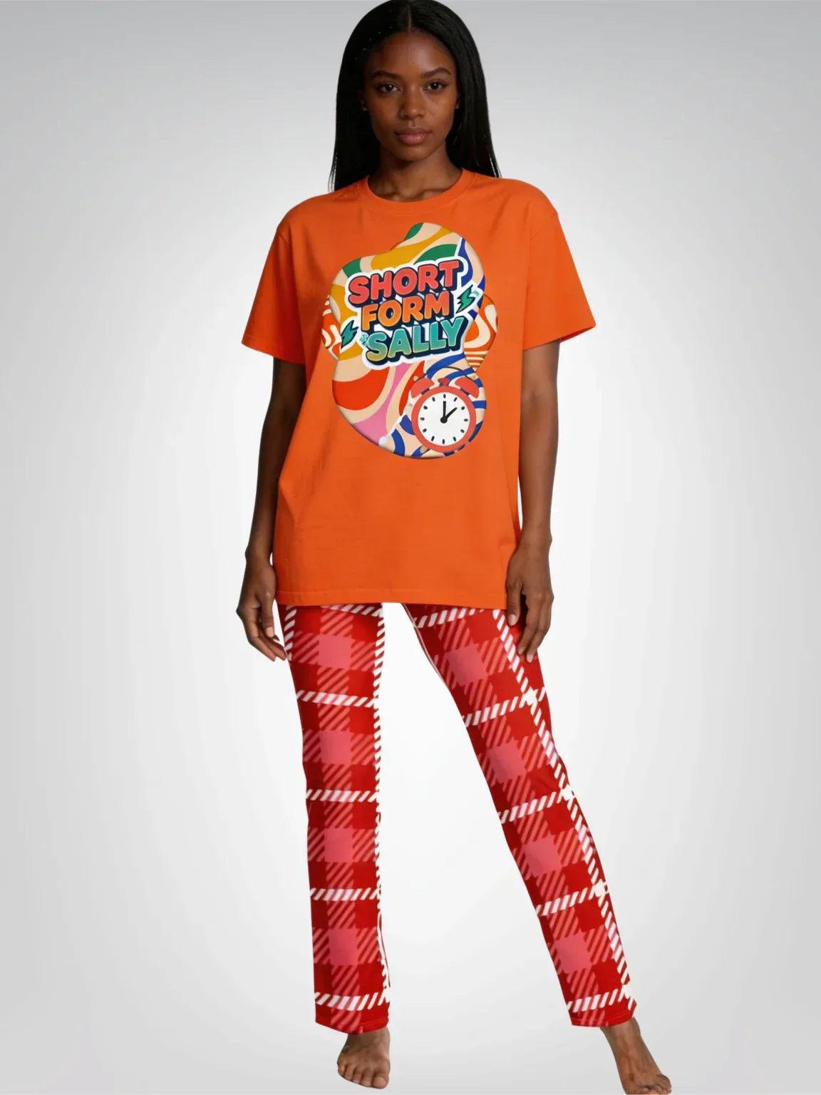 Short Form Sally - Social Commentary Heavyweight Unisex Tee