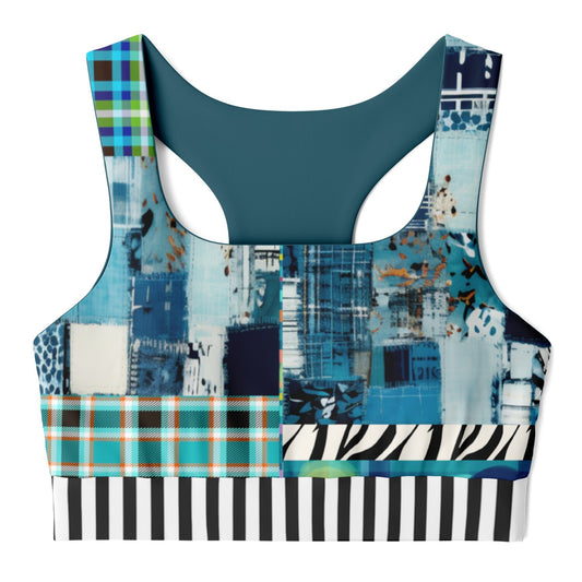 So Royal I'm Blue Padded Sports Bra