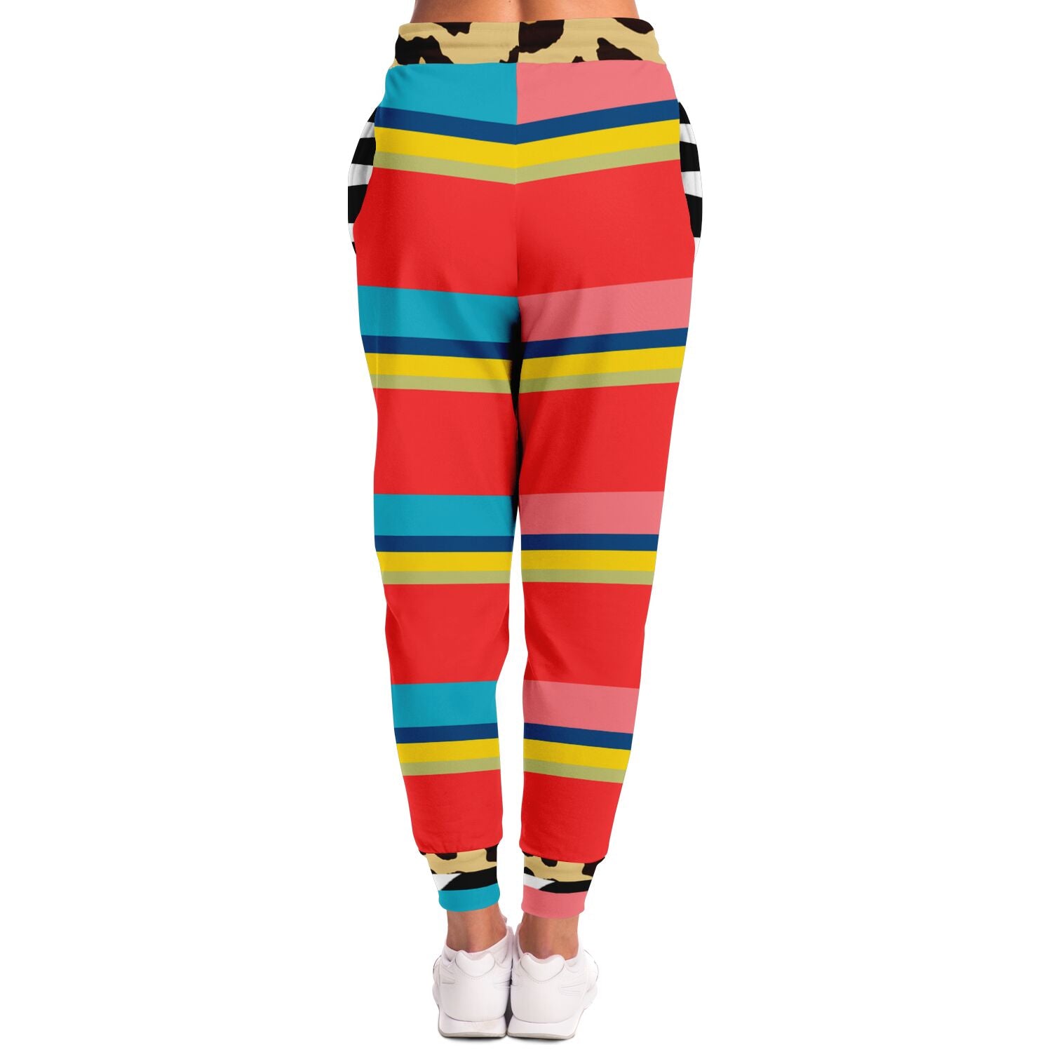 South Beach Rugby Stripe Eco-Poly Unisex Joggers