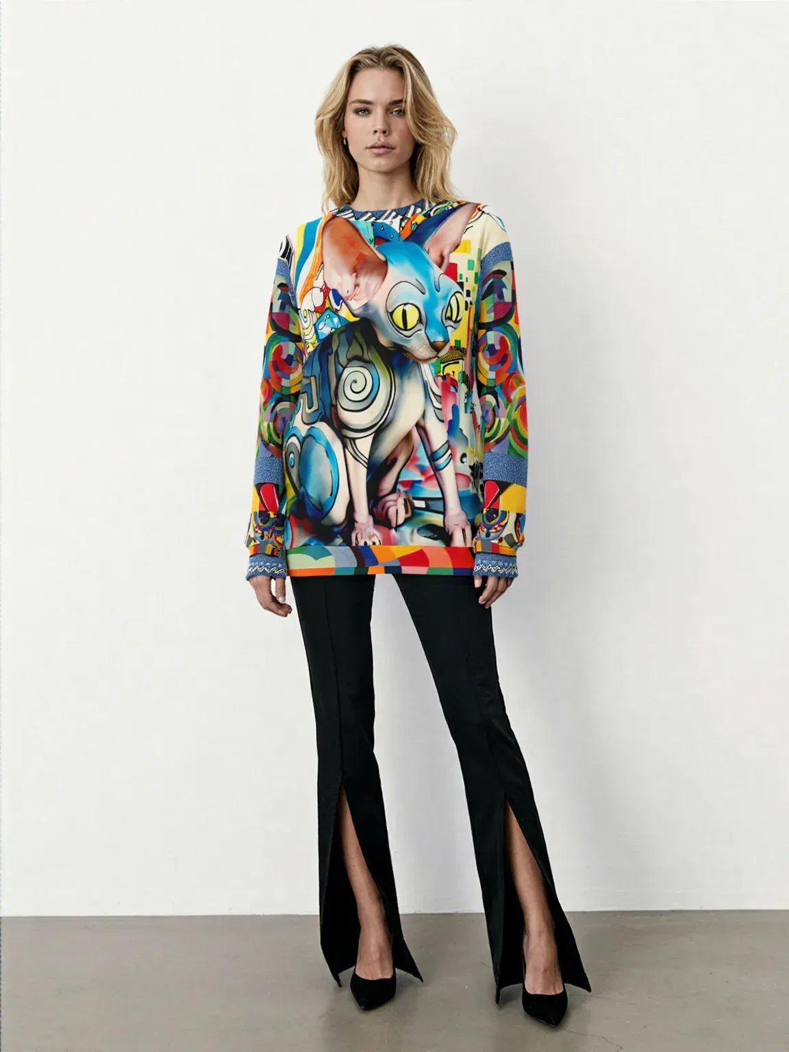 Sphynx of the New Realm Unisex Sweatshirt (Gold Label)