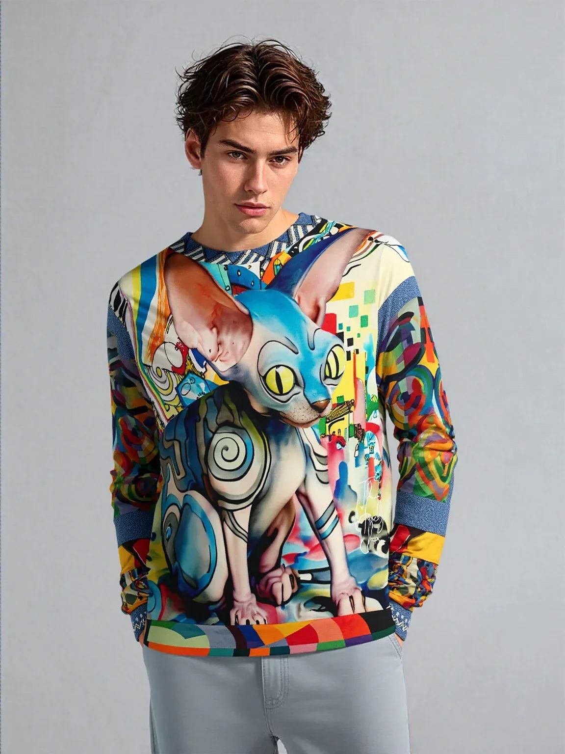 Sphynx of the New Realm Unisex Sweatshirt (Gold Label)