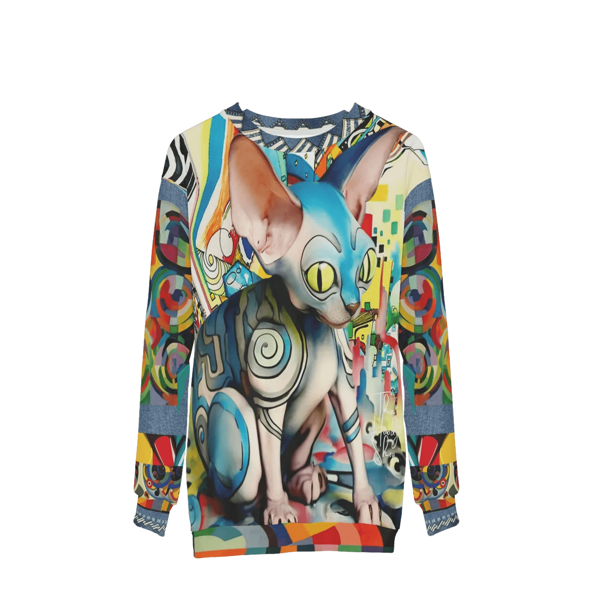 Sphynx of the New Realm Unisex Sweatshirt (Gold Label)