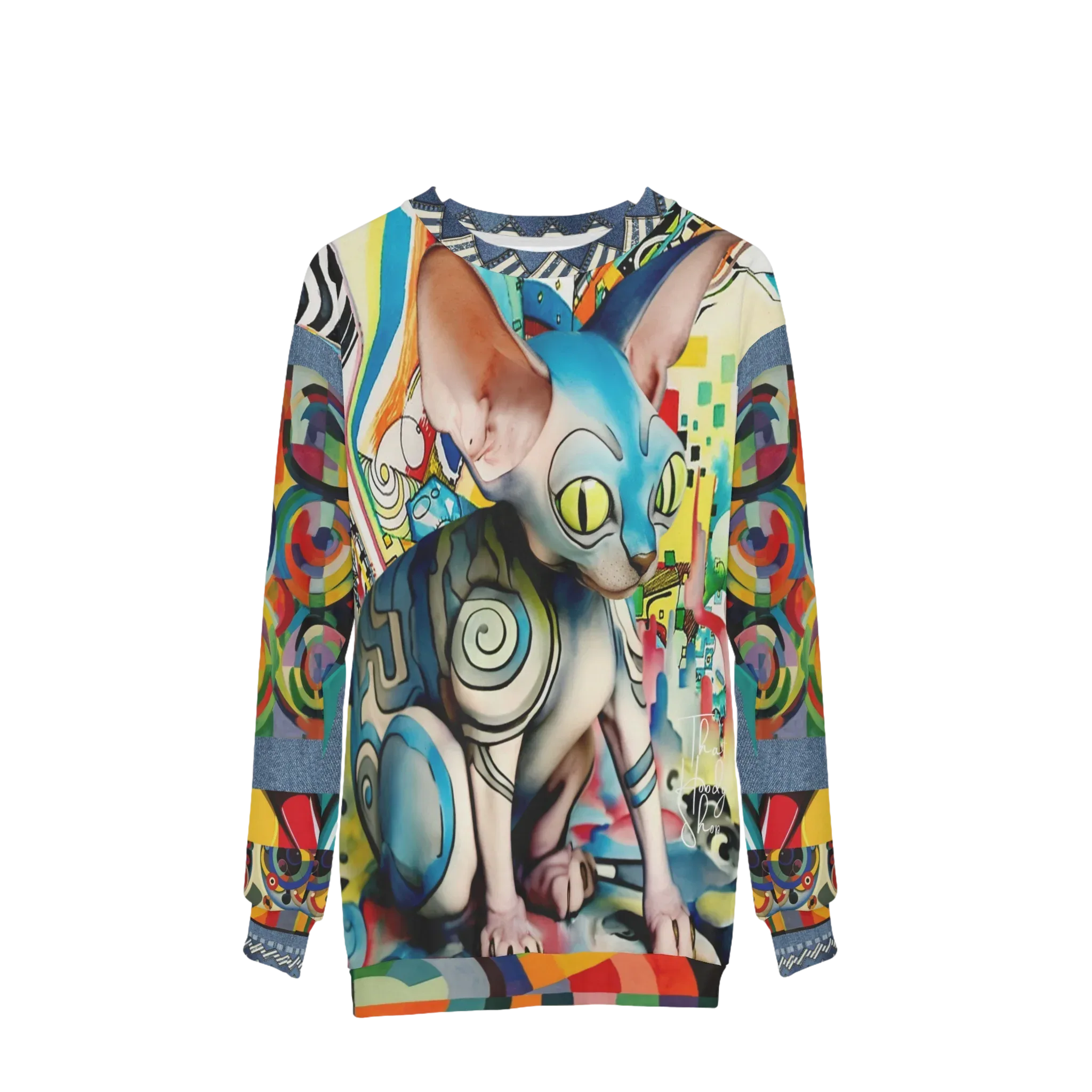 Sphynx of the New Realm Unisex Sweatshirt (Gold Label)