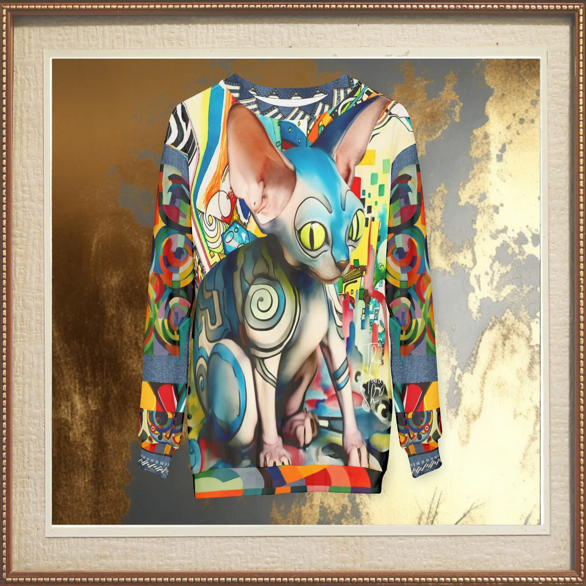 Sphynx of the New Realm Unisex Sweatshirt (Gold Label)