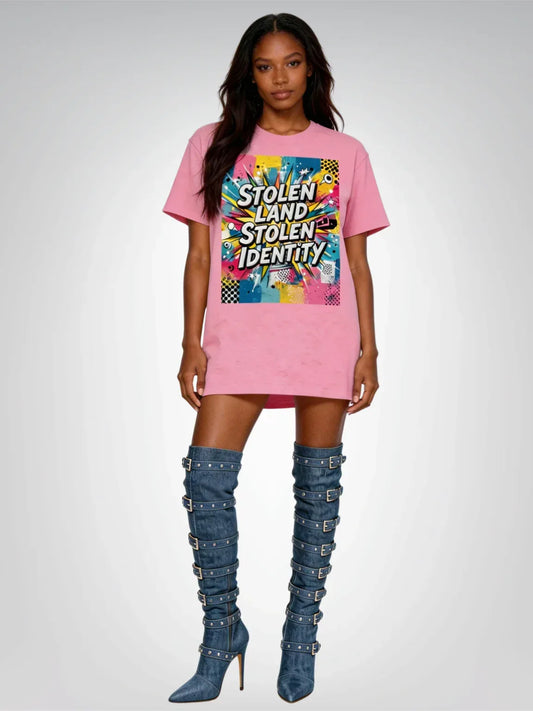 Stolen Land - Stolen Identity Heavyweight Unisex Tee