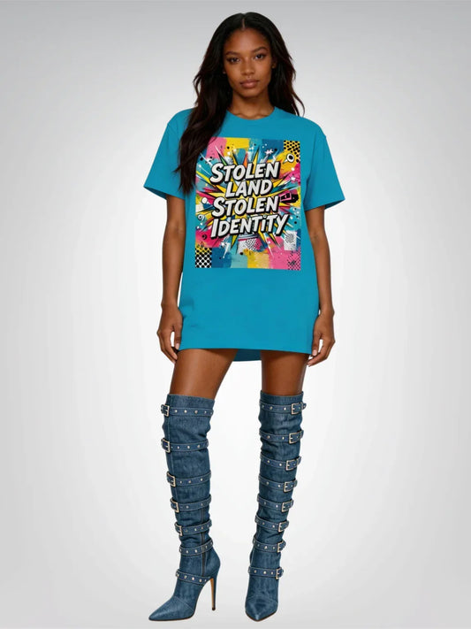 Stolen Land - Stolen Identity Heavyweight Unisex Tee