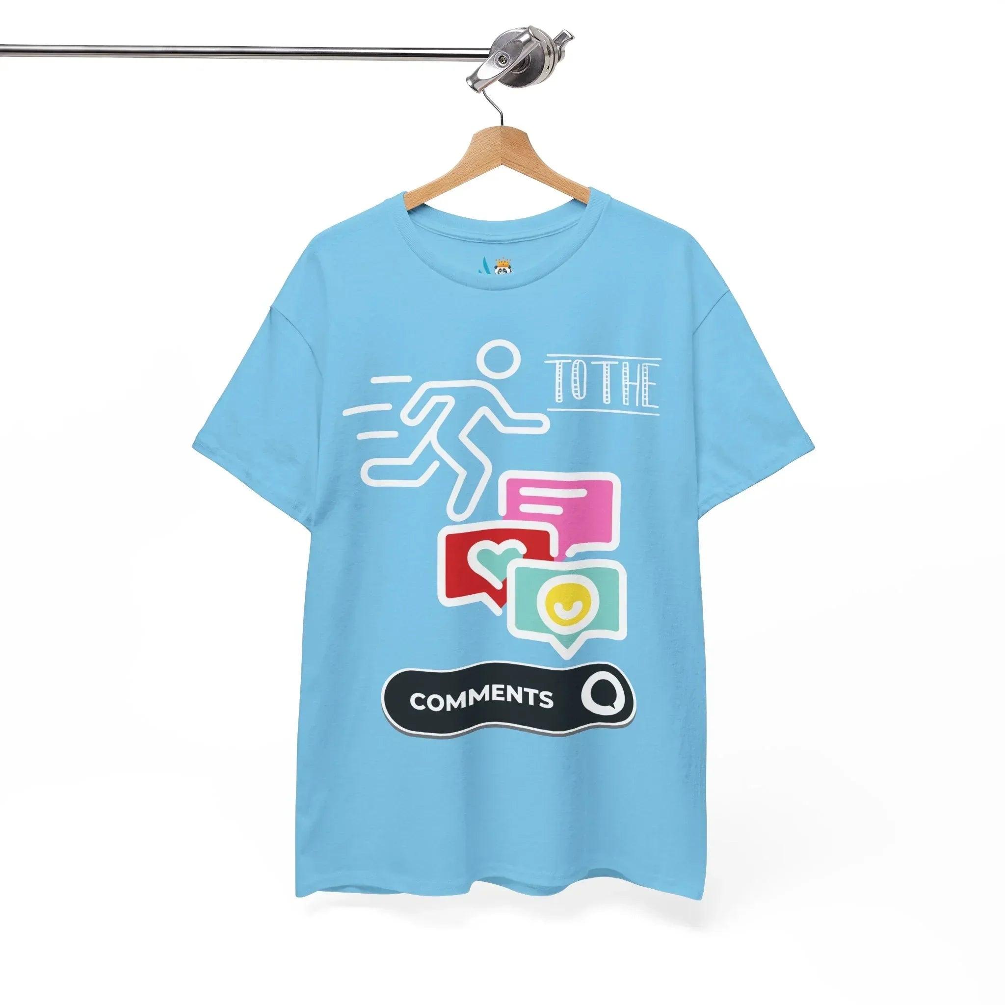 Straight to the Comments Heavyweight Unisex Tee