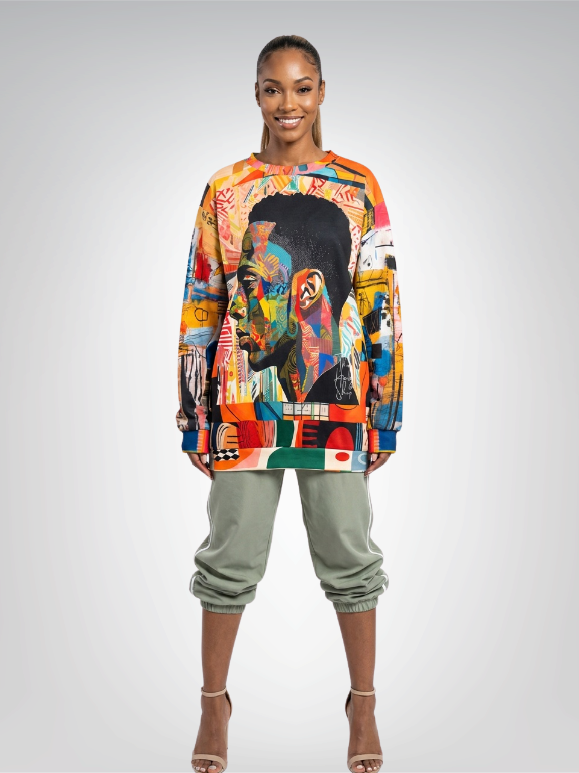 The Struggle is Real Graffiti Art Unisex Sweatshirt (Gold Label)