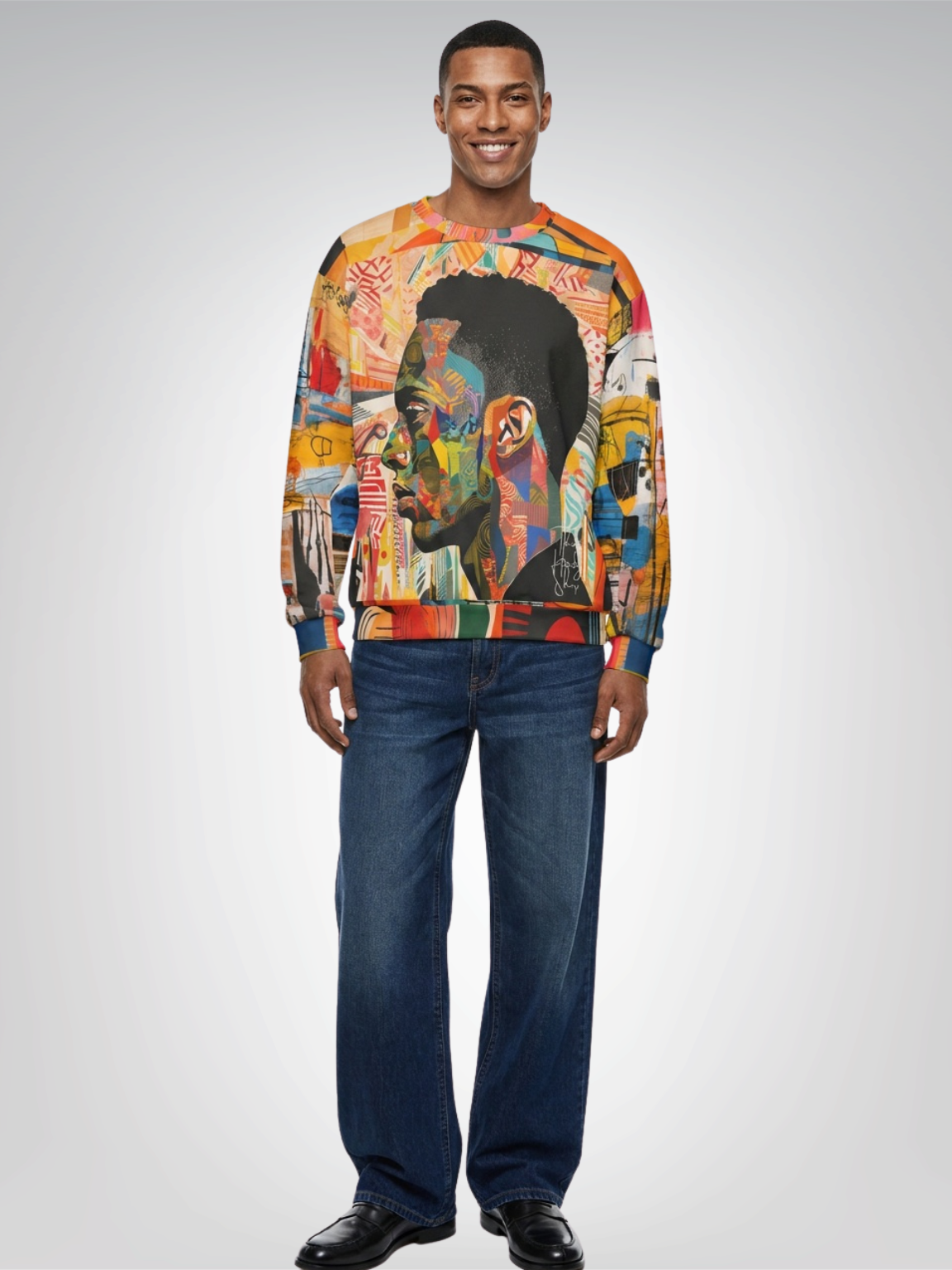 The Struggle is Real Graffiti Art Unisex Sweatshirt (Gold Label)