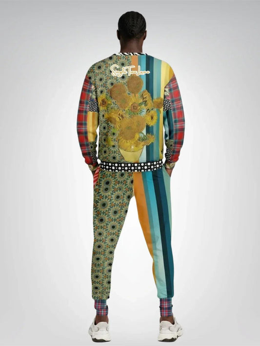 Sunflowers in My 1888 - Van Gogh - Duo Heavyweight Unisex Cardigan