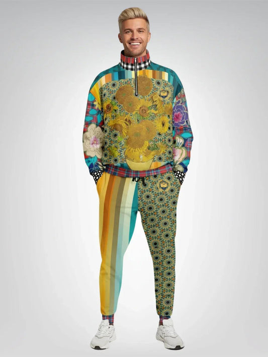 Sunflowers in My 1888 - Van Gogh - Duo Eco-Poly Unisex Joggers