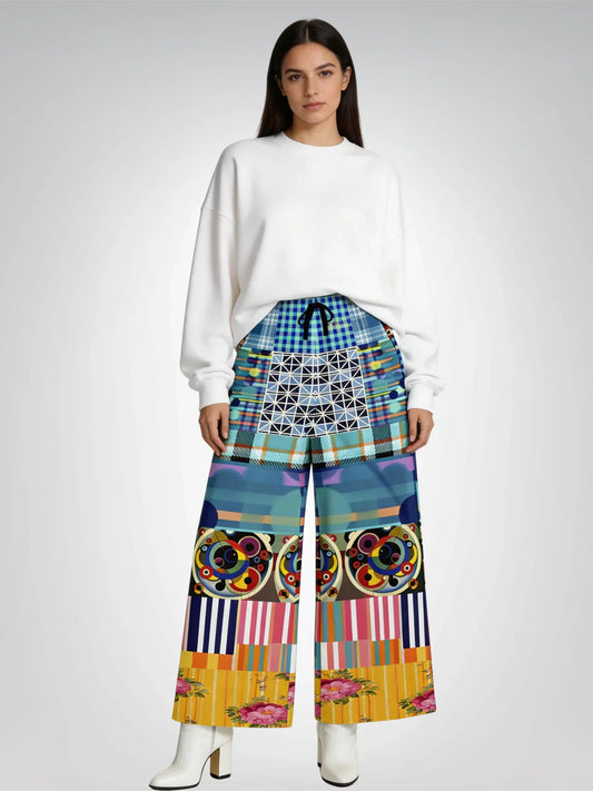 The Broken Woman of Demonia Eco-Poly Wide Leg Pants