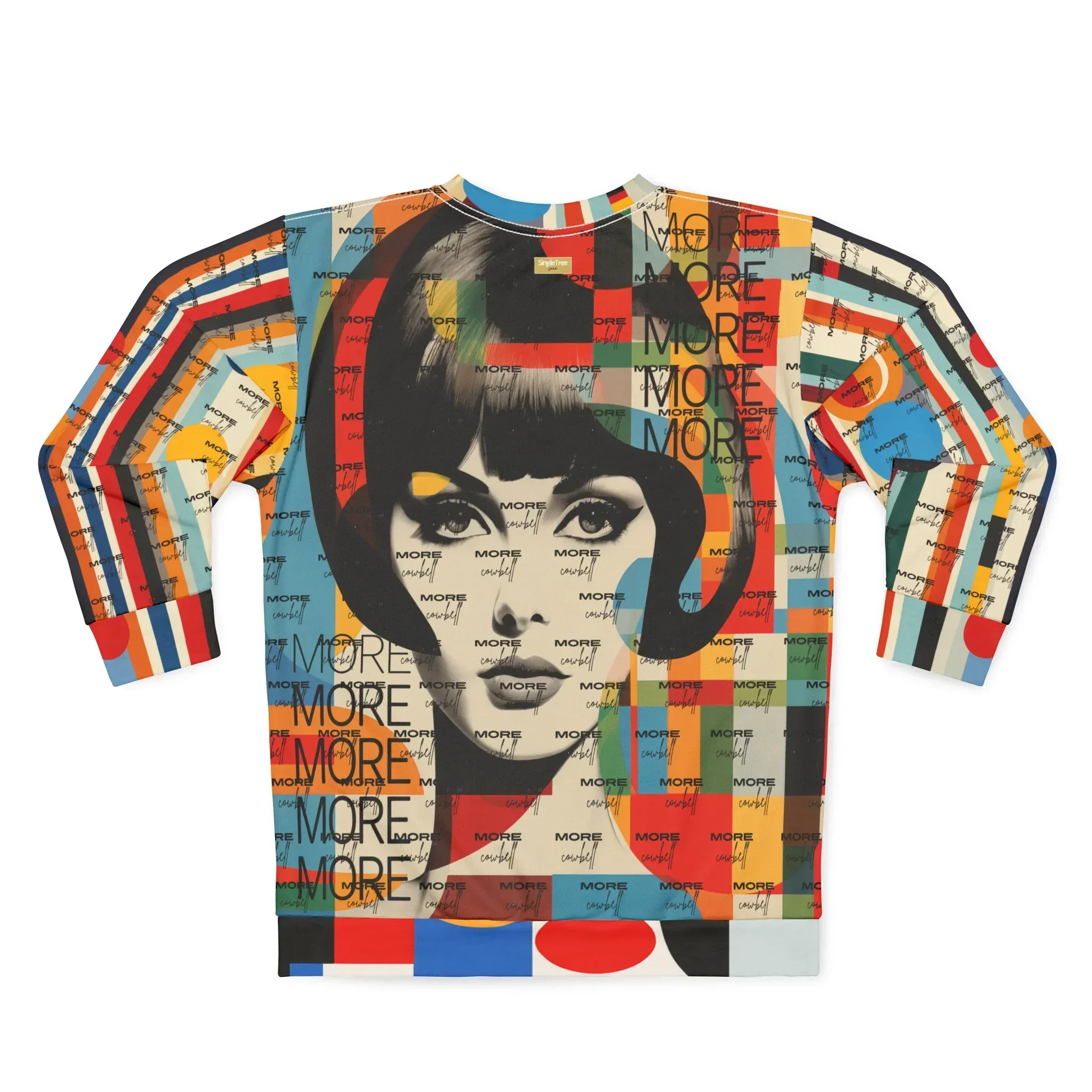The More Cowbell Girl - Beatnik Edition Unisex Sweatshirt (Gold Label)