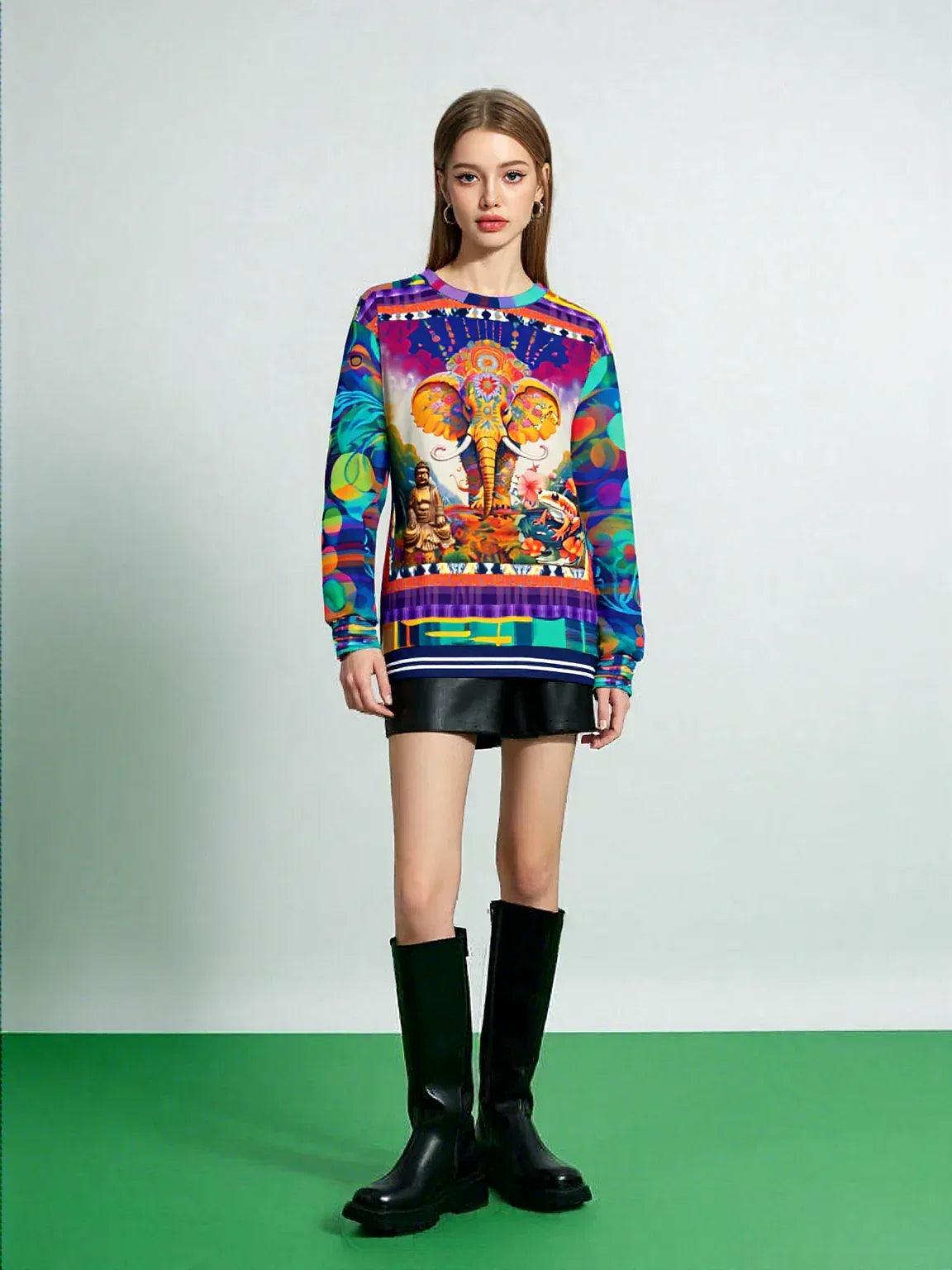 The Most Decorated Elephant Unisex Sweatshirt (Gold Label)
