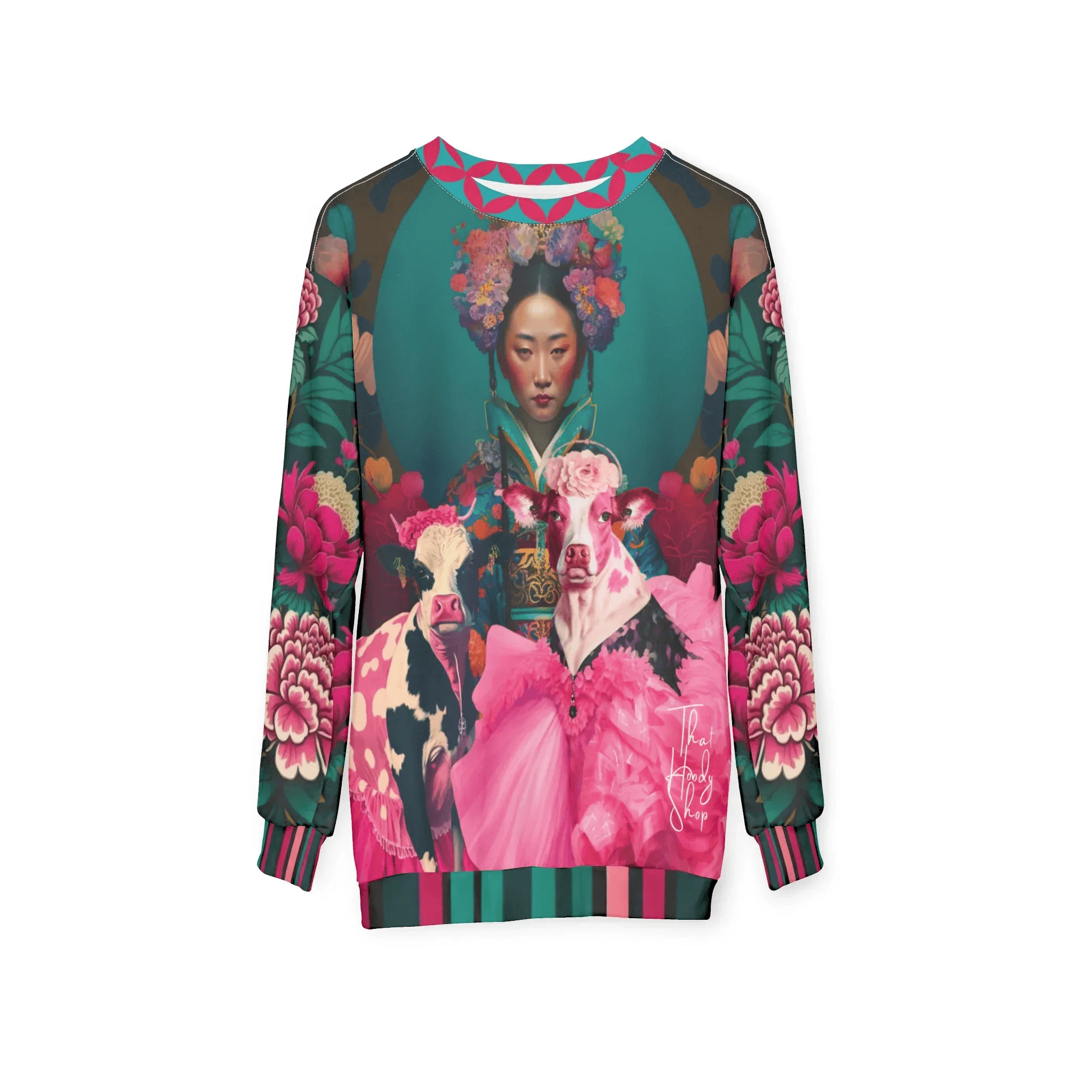 The Pouty Princesses Pop Art Unisex Sweatshirt (Gold Label)