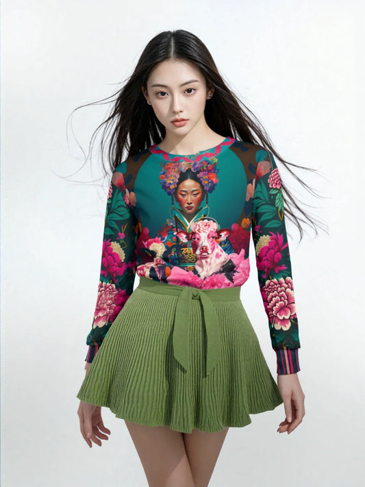 The Pouty Princesses Pop Art Unisex Sweatshirt (Gold Label)